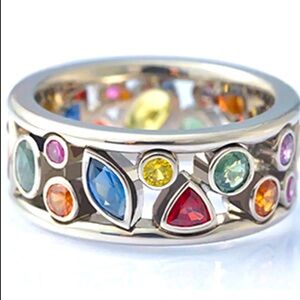 Women’s Colorful Gemstone Ring - Size 9 - NWT